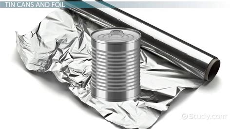 where can i find tin metal around the house|how to find tin.